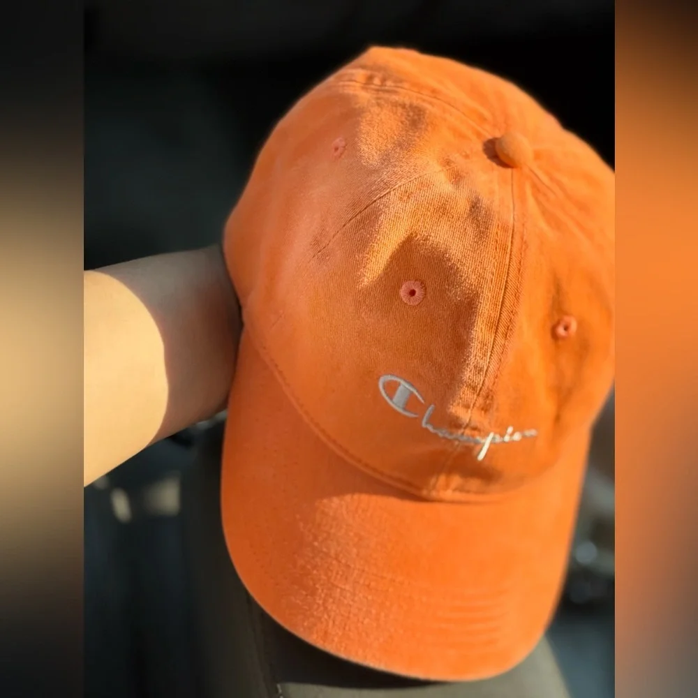 Champion Vibrant Orange Athletic Cap